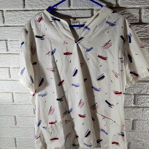 Fashion Health Care Scrub Top == ITEM #1325